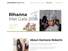 Tablet Screenshot of damoneroberts.com